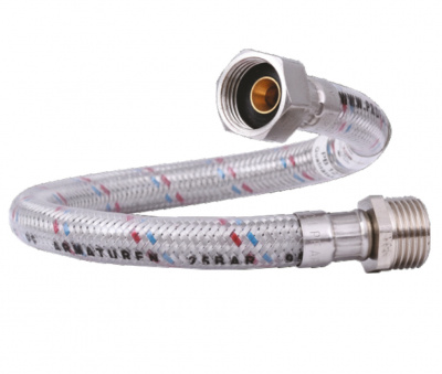 картинка Подводка воды LUX 1/2 40см г\ш в термопленке